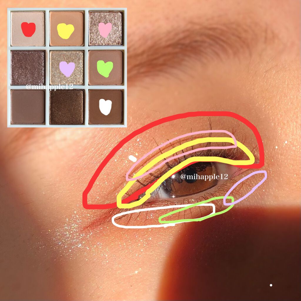 プレイカラーアイズ ≪ミルキーコレクション≫/ETUDE/アイシャドウパレットを使ったクチコミ(7枚目)