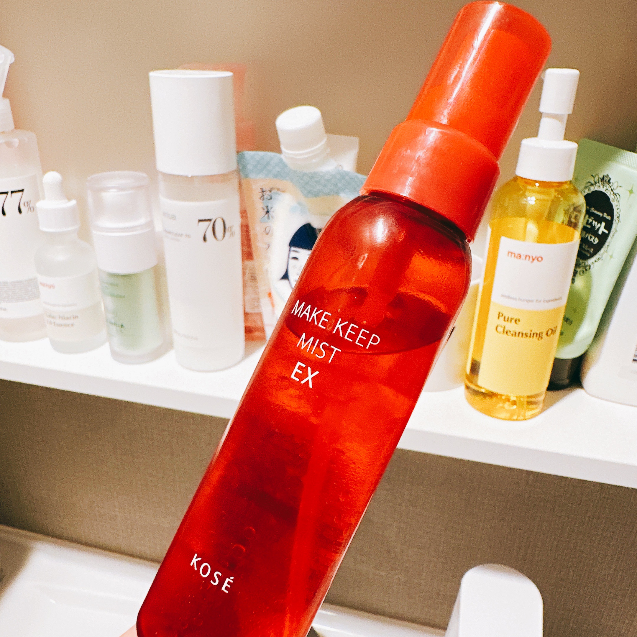 メイク キープ ミスト EX/コーセーコスメニエンス/フィックスミストを使ったクチコミ（1枚目）