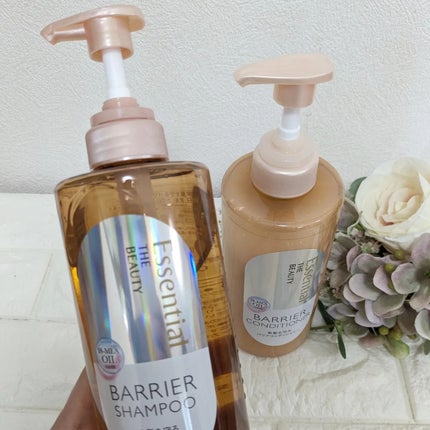 ザビューティ 髪のキメ美容素髪を守る バリアシャンプー/コンディショナー/エッセンシャル/シャンプー・コンディショナーを使ったクチコミ(2枚目)