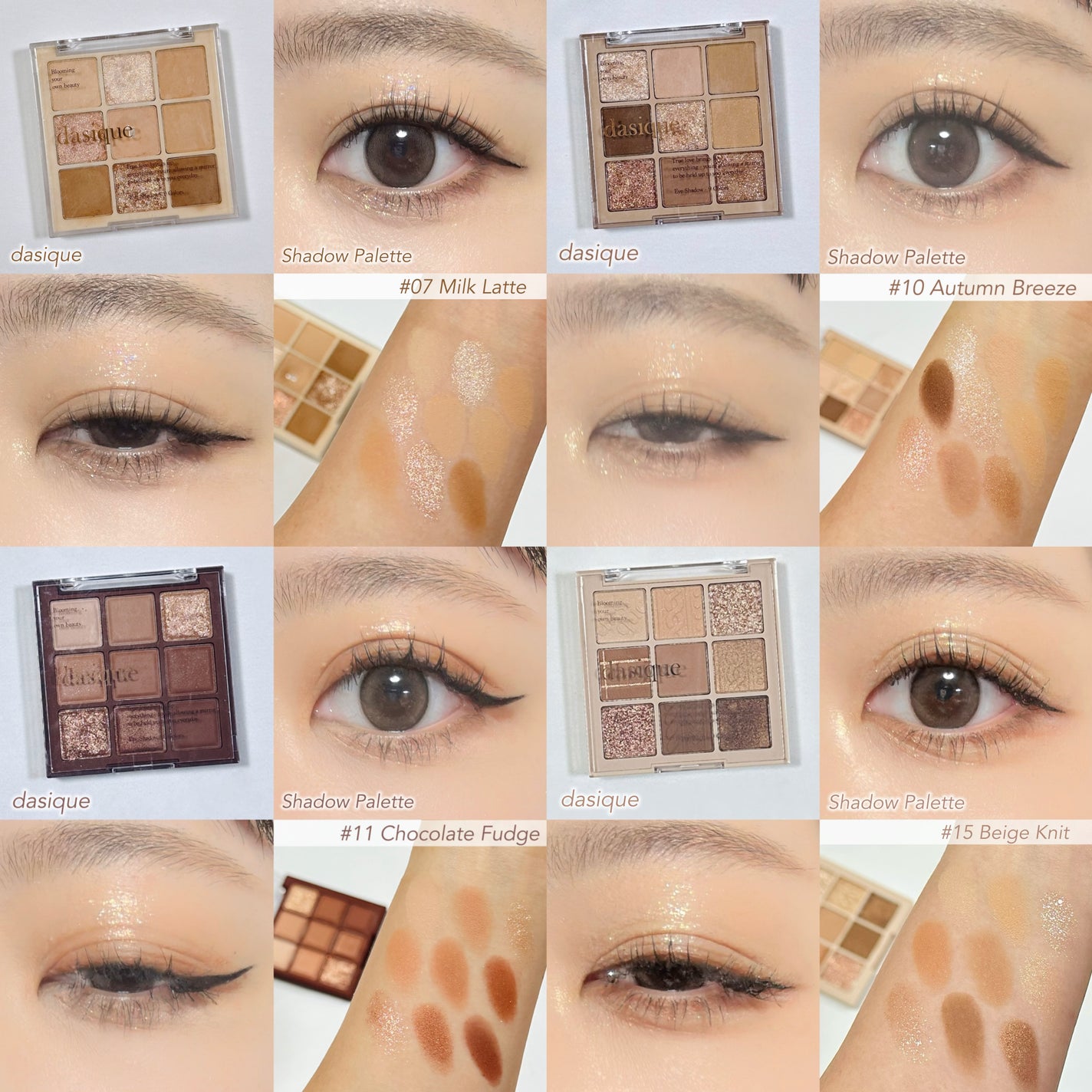 シャドウパレット/dasique/アイシャドウパレットを使ったクチコミ(4枚目)