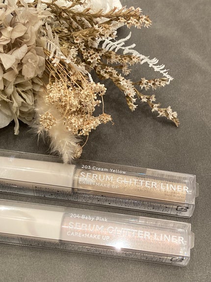 美容液ラメライナー 203 クリームイエロー/Borica/リキッドアイライナーを使ったクチコミ(1枚目)