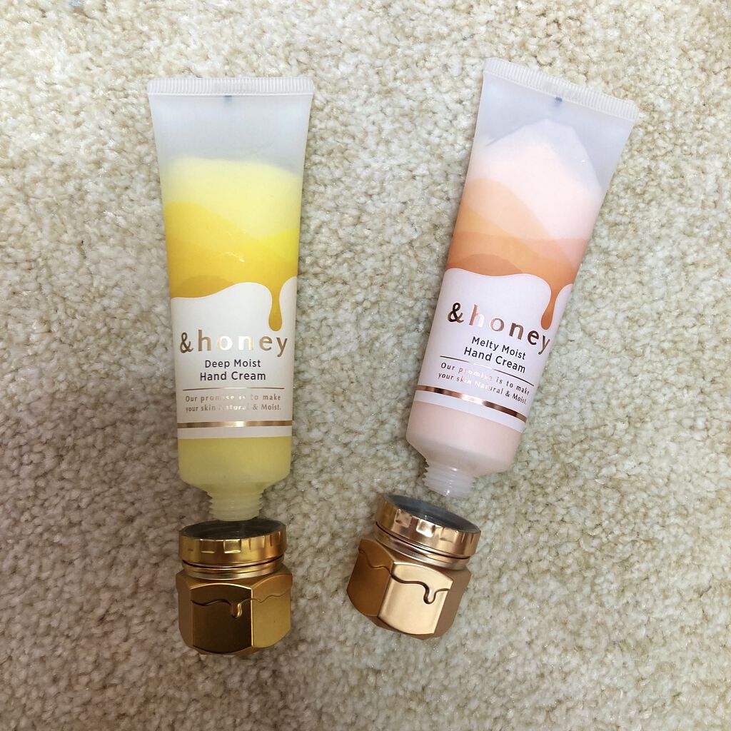 アンドハニー　メルティモイスト ハンドクリーム/&honey/ハンドクリームを使ったクチコミ（3枚目）