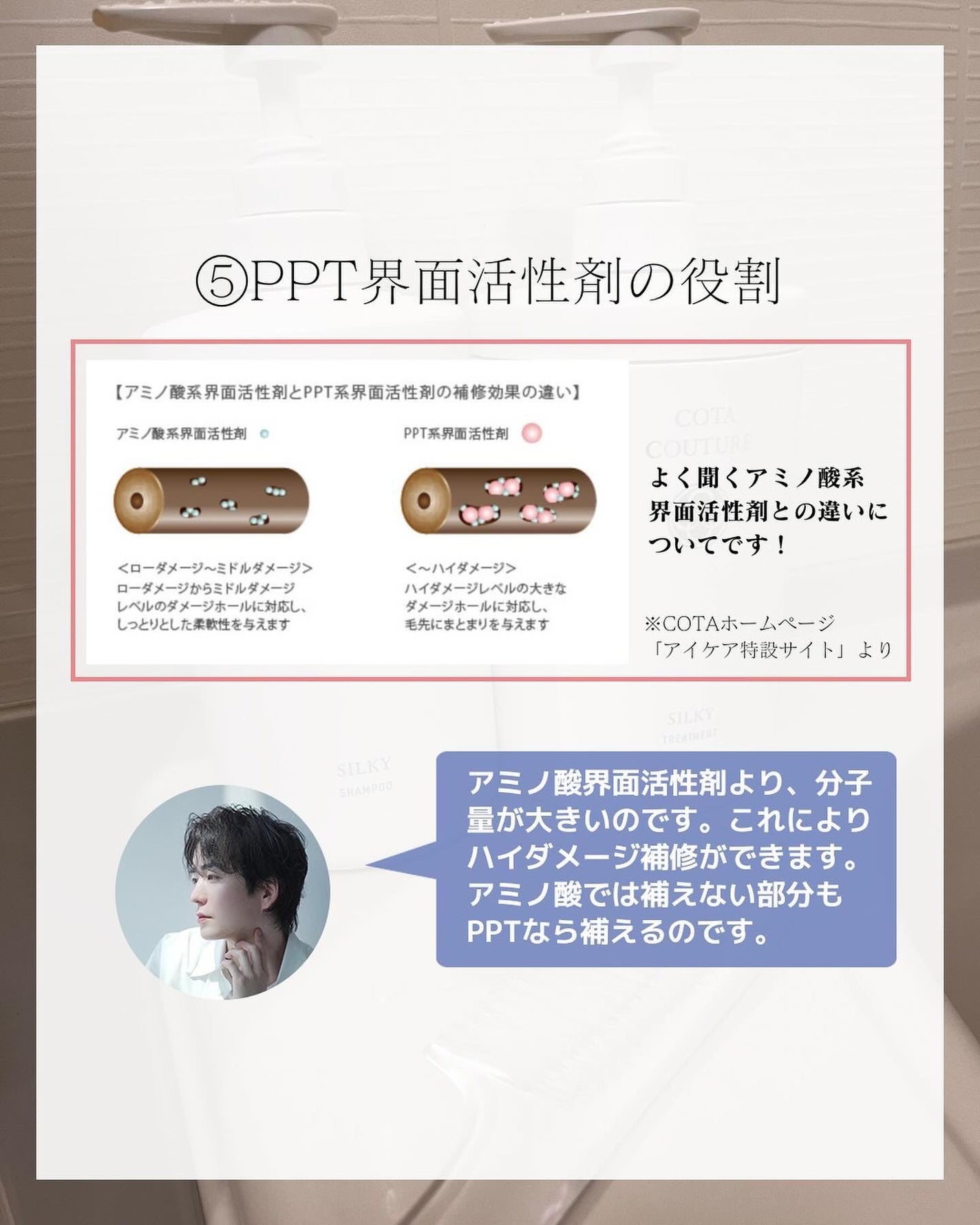 コタクチュールシルキー/コタ/サロンシャンプーを使ったクチコミ(6枚目)