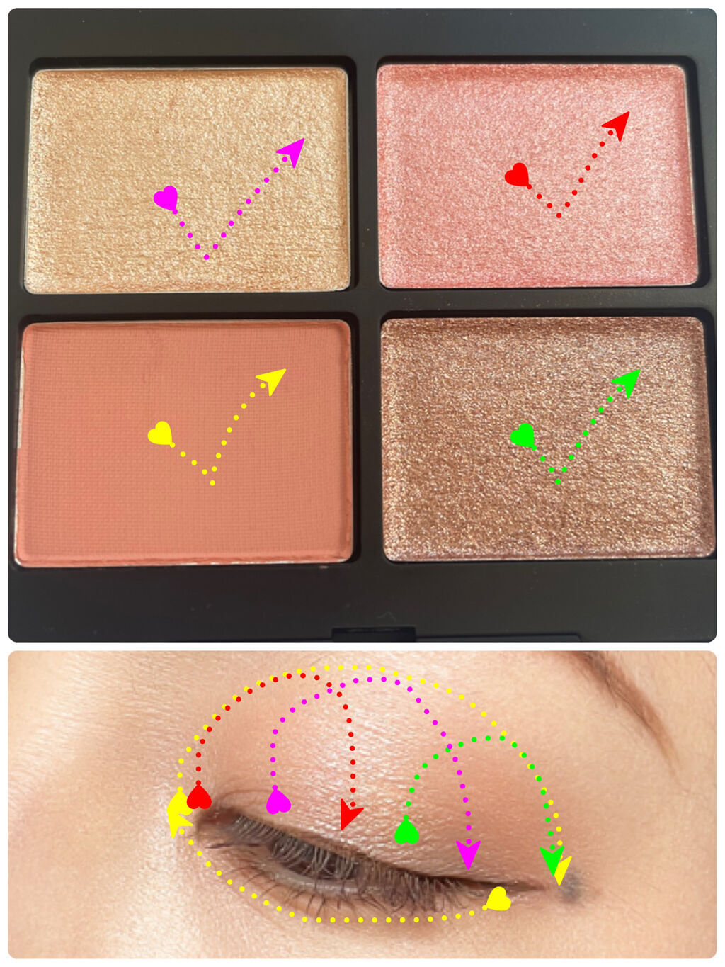 クワッドアイシャドー/NARS/アイシャドウパレットを使ったクチコミ（3枚目）