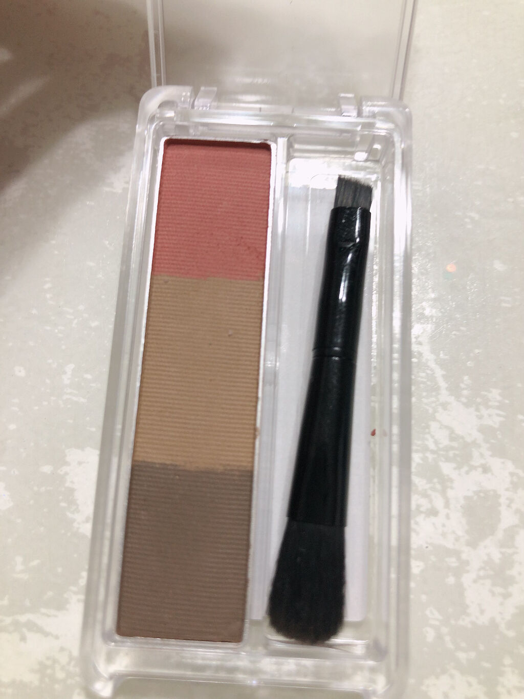 アイブロー パウダー/ちふれ/パウダーアイブロウを使ったクチコミ（3枚目）