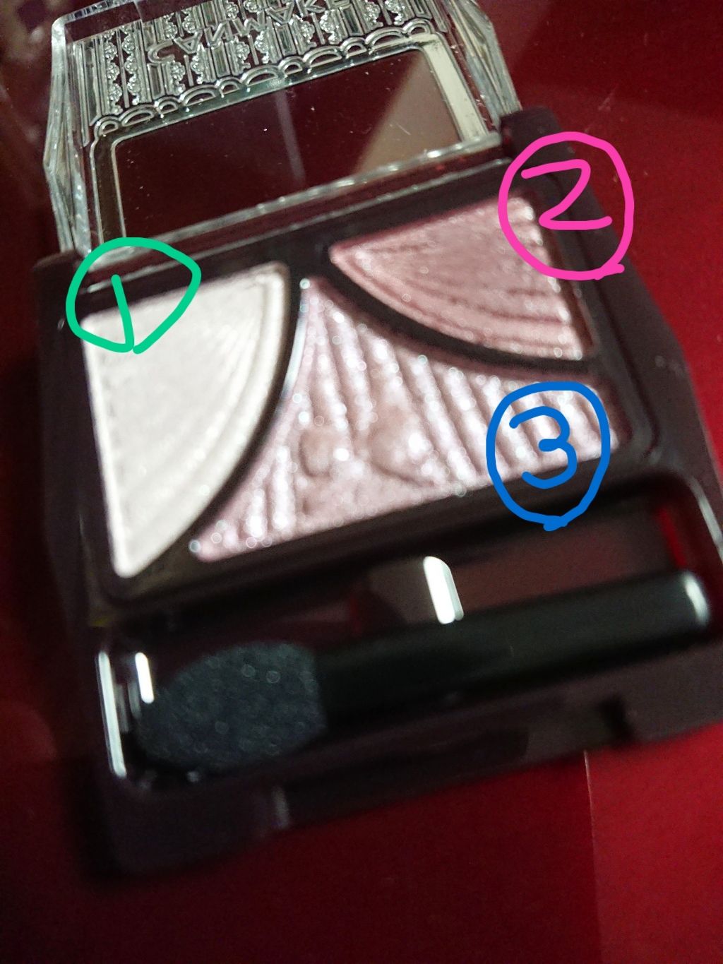 ジューシーピュアアイズ/キャンメイク/アイシャドウパレットを使ったクチコミ(1枚目)