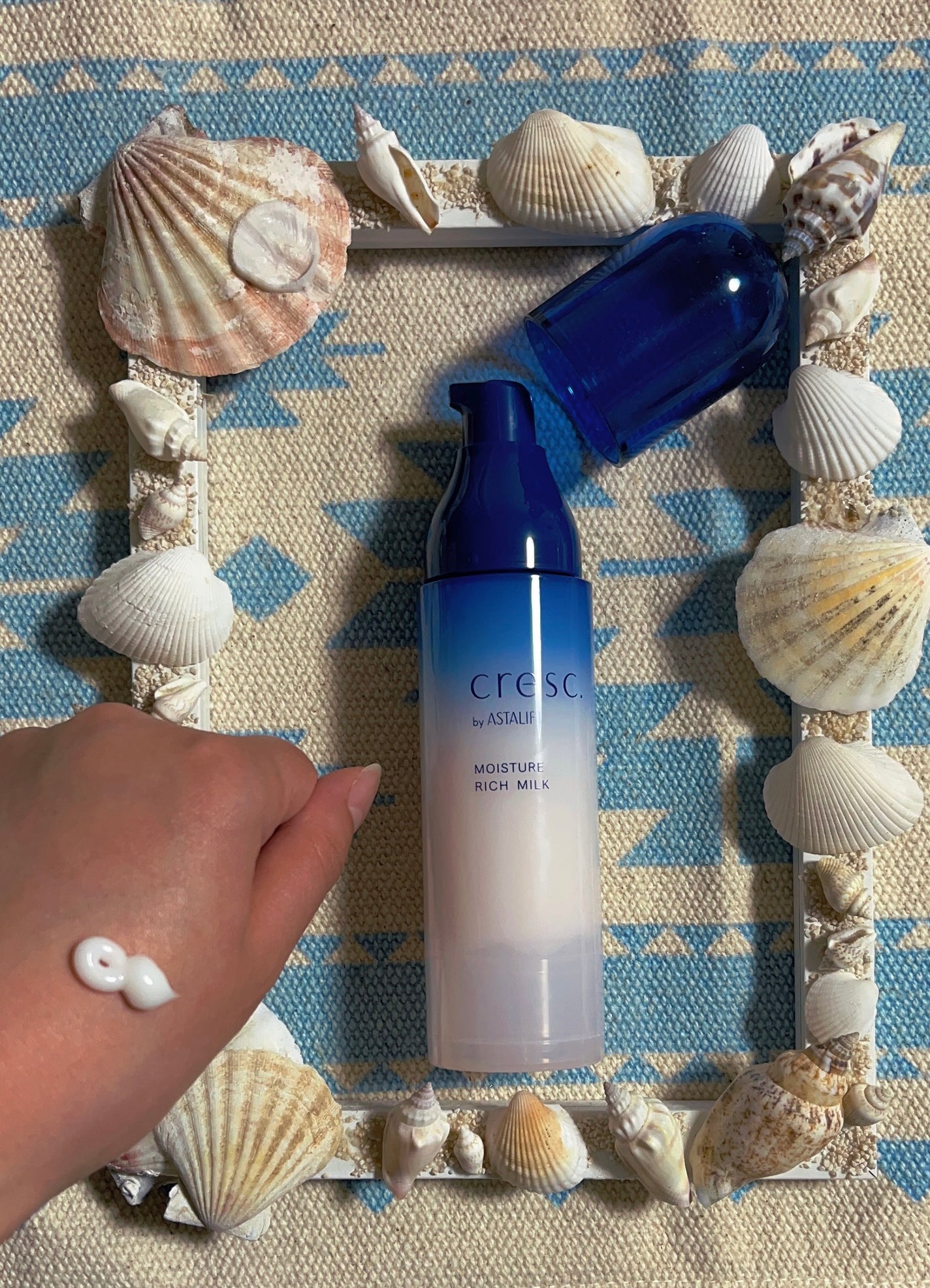 モイスチュア リッチミルク/cresc. by ASTALIFT/乳液を使ったクチコミ(1枚目)