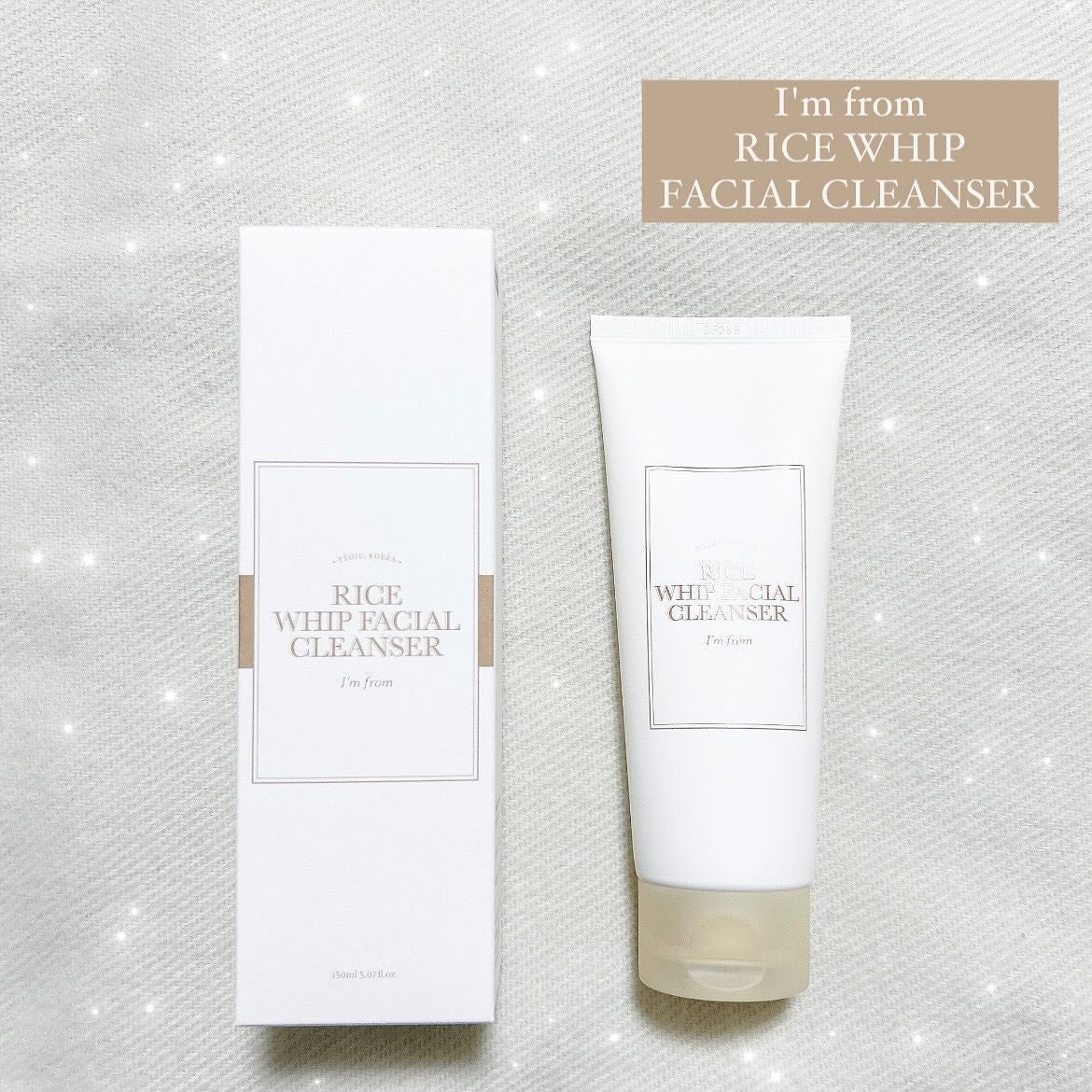 ライスホイップフェイシャルクレンザー/I'm from/洗顔フォームを使ったクチコミ(1枚目)
