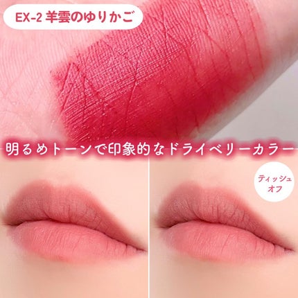 リップモンスター スフレマット/KATE/口紅を使ったクチコミ(5枚目)