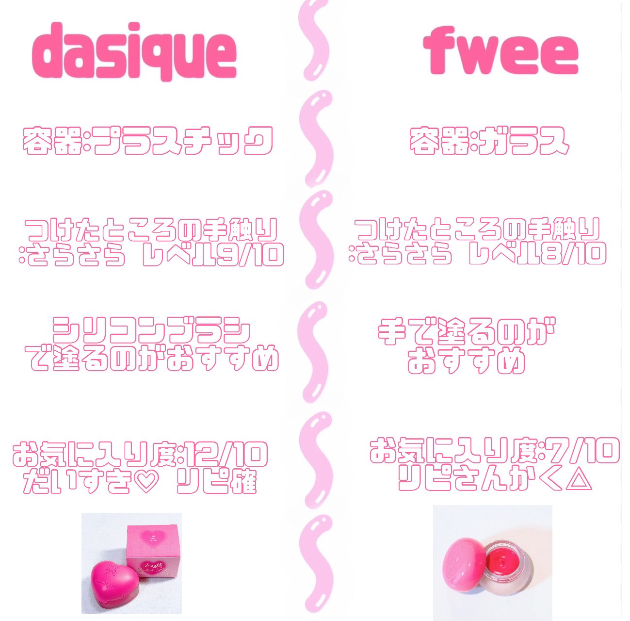 リップアンドチーク ブラーリープリンポット/fwee/口紅を使ったクチコミ（3枚目）