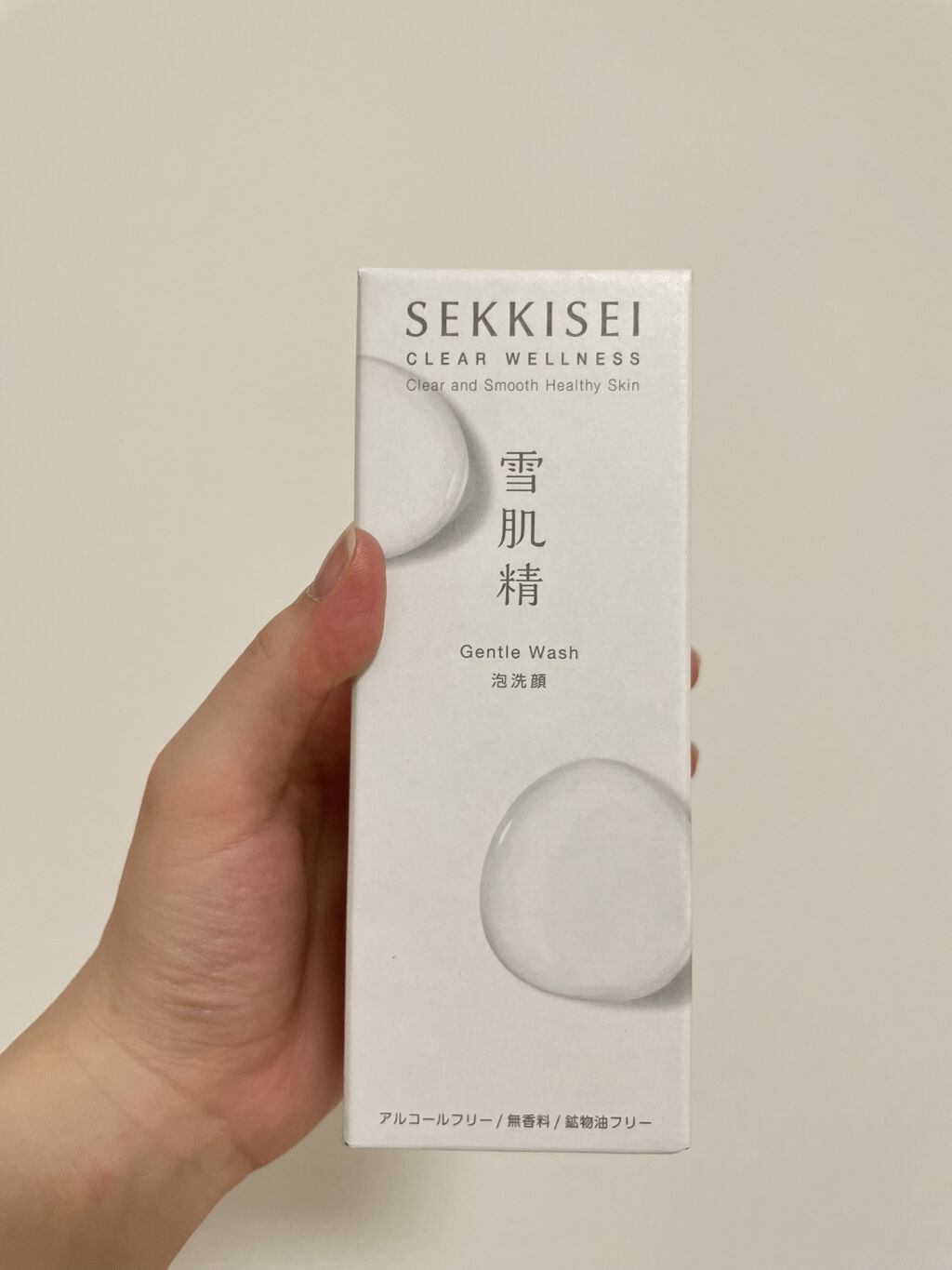 クリアウェルネス ジェントル ウォッシュ/雪肌精/泡洗顔を使ったクチコミ（1枚目）