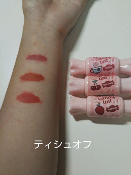 ムース キャンディー ティント/the SAEM/リップティントを使ったクチコミ(3枚目)