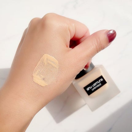(旧)アンリミテッド ラスティング フルイド/shu uemura/リキッドファンデーションを使ったクチコミ(3枚目)