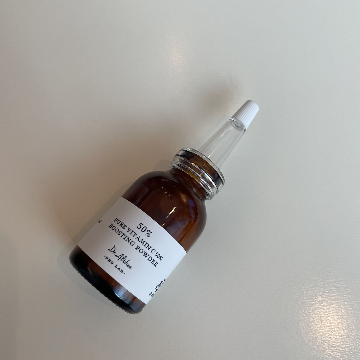 ピュアビタミンC 50％ ブースティングパウダー/Dr.Althea/フェイスパウダーを使ったクチコミ（2枚目）