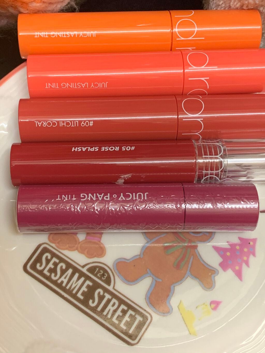 ジューシーラスティングティント/rom&nd/リップティントを使ったクチコミ(1枚目)