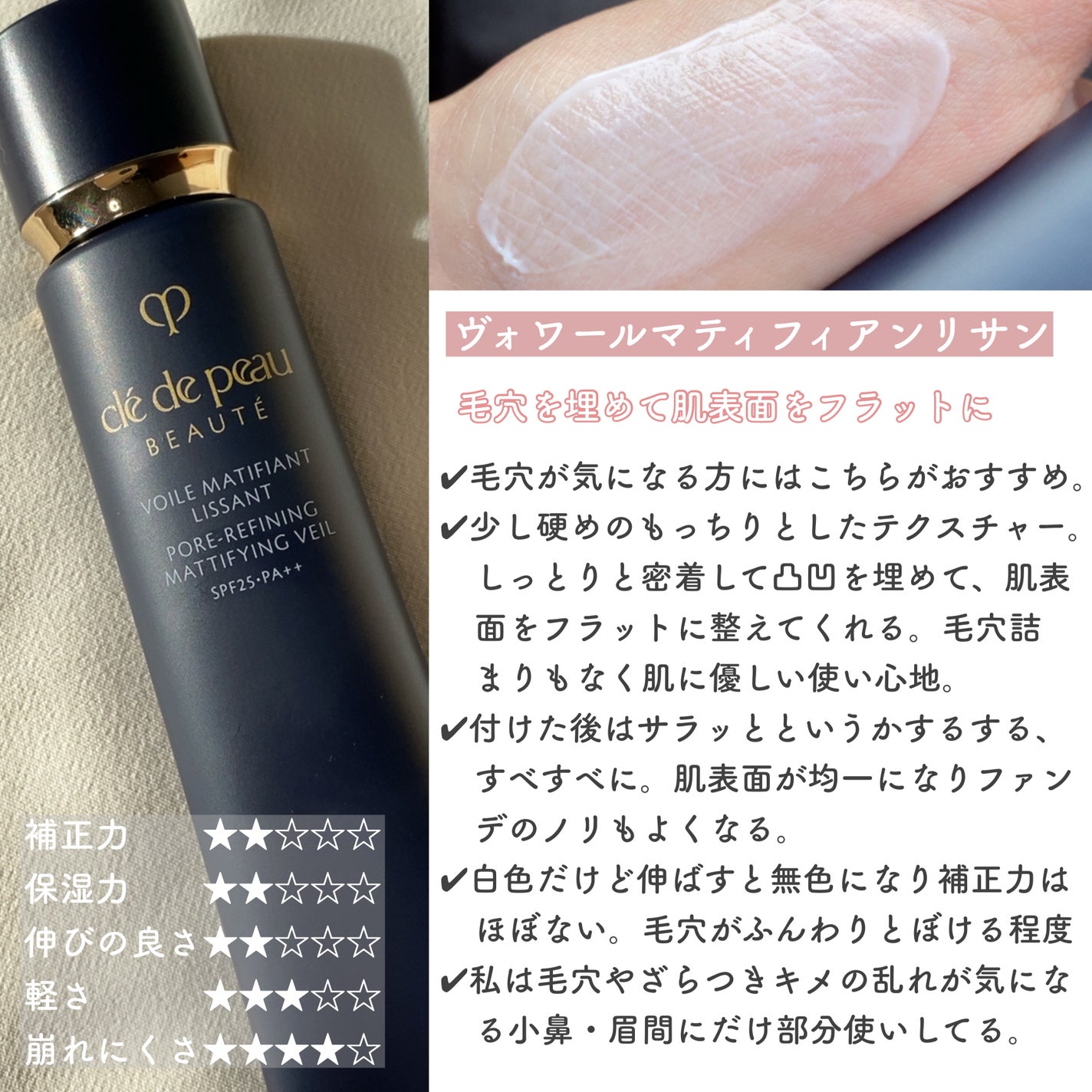 ヴォワールコレクチュールn/クレ・ド・ポー ボーテ/化粧下地を使ったクチコミ(6枚目)