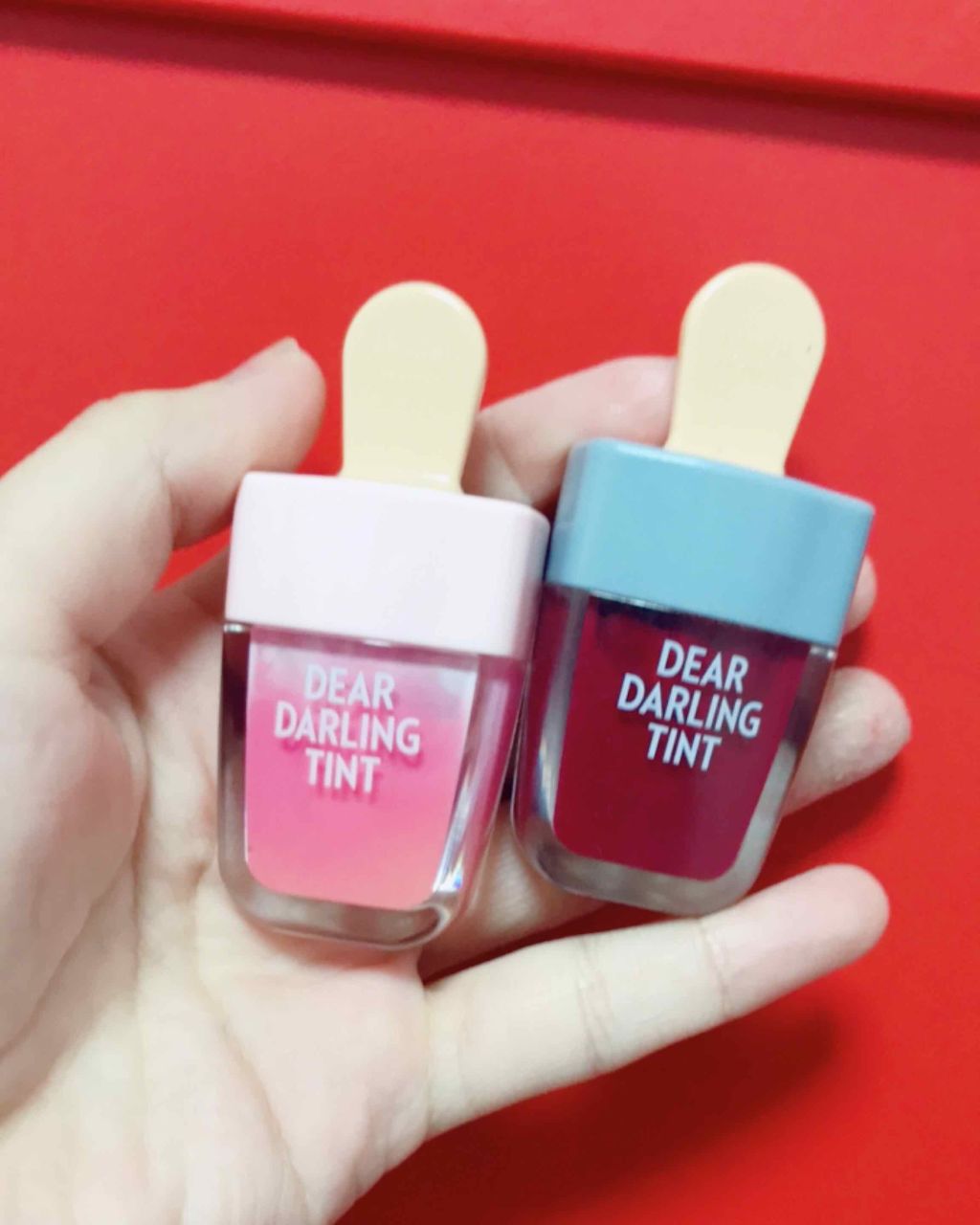 ディアダーリン ウォータージェルティント (アイスティント)/ETUDE/口紅を使ったクチコミ(1枚目)