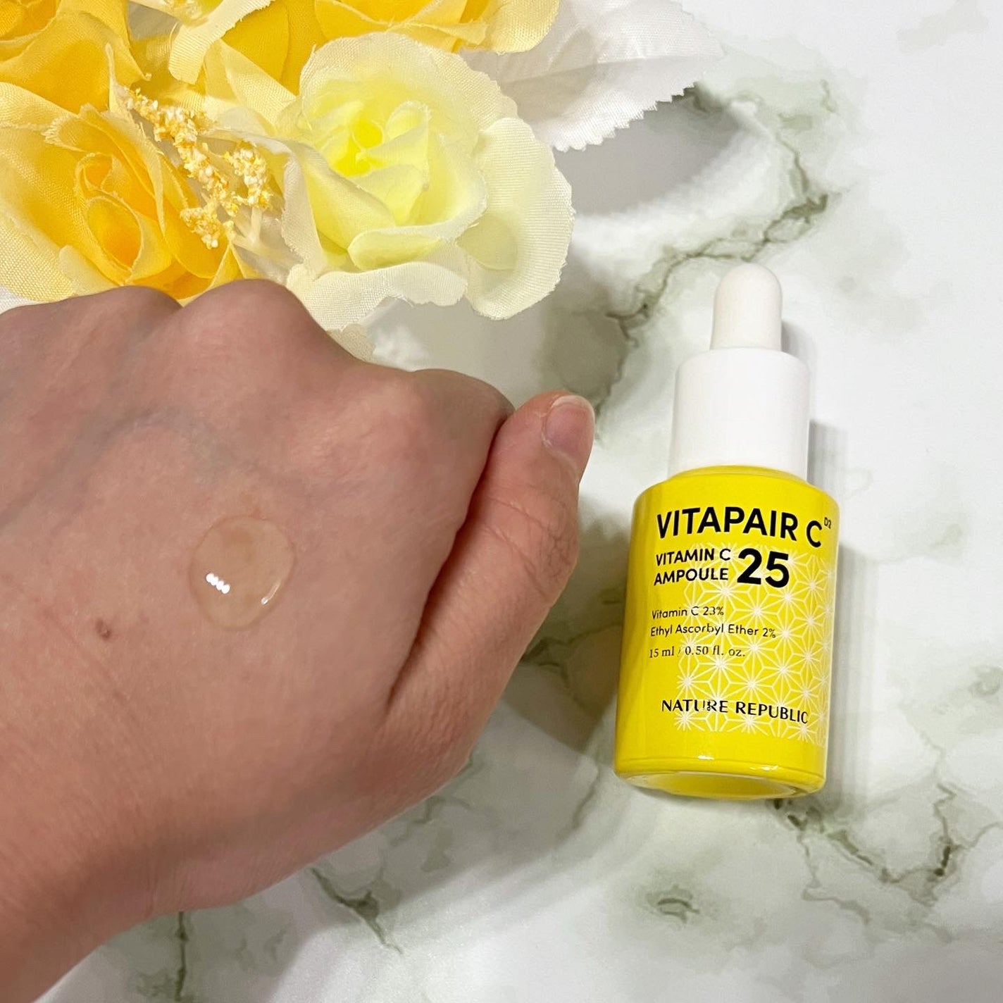 ビタペアC ビタミンC25アンプル/ネイチャーリパブリック/美容液を使ったクチコミ(3枚目)