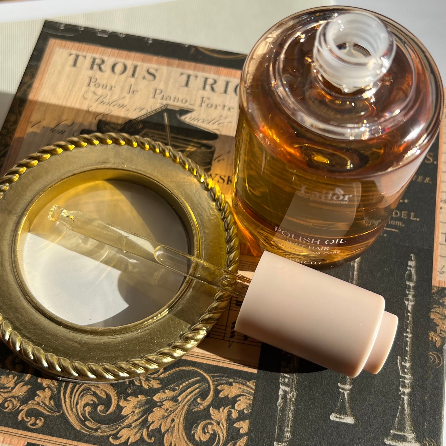 ポリッシュオイル_アプリコット/La'dor/ヘアオイルを使ったクチコミ(3枚目)