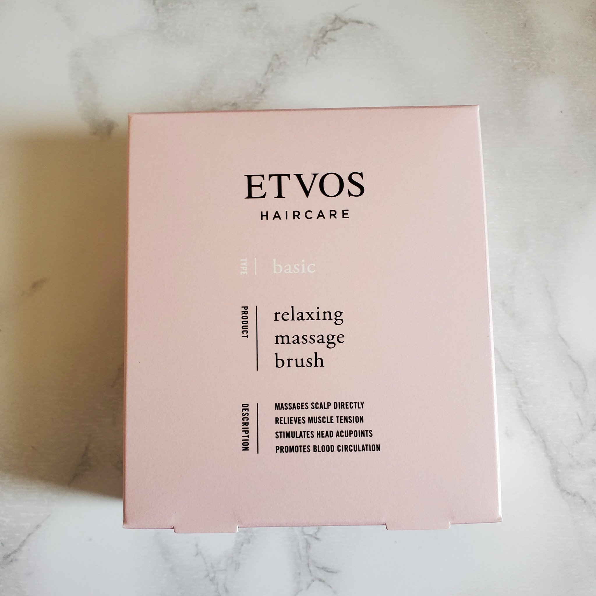 リラクシングマッサージブラシ マットピンク/エトヴォス/スカルプブラシを使ったクチコミ（1枚目）