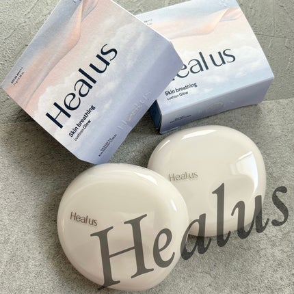 ブリージンググロークッション/Healus/クッションファンデーションを使ったクチコミ(1枚目)