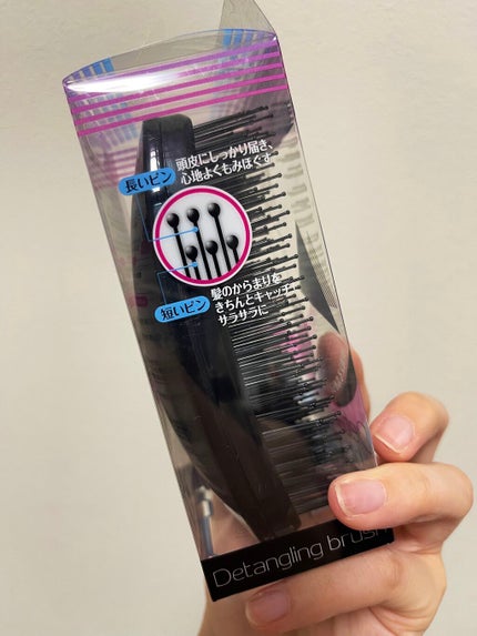 デタングリングブラシ/マペペ/ヘアブラシを使ったクチコミ(3枚目)