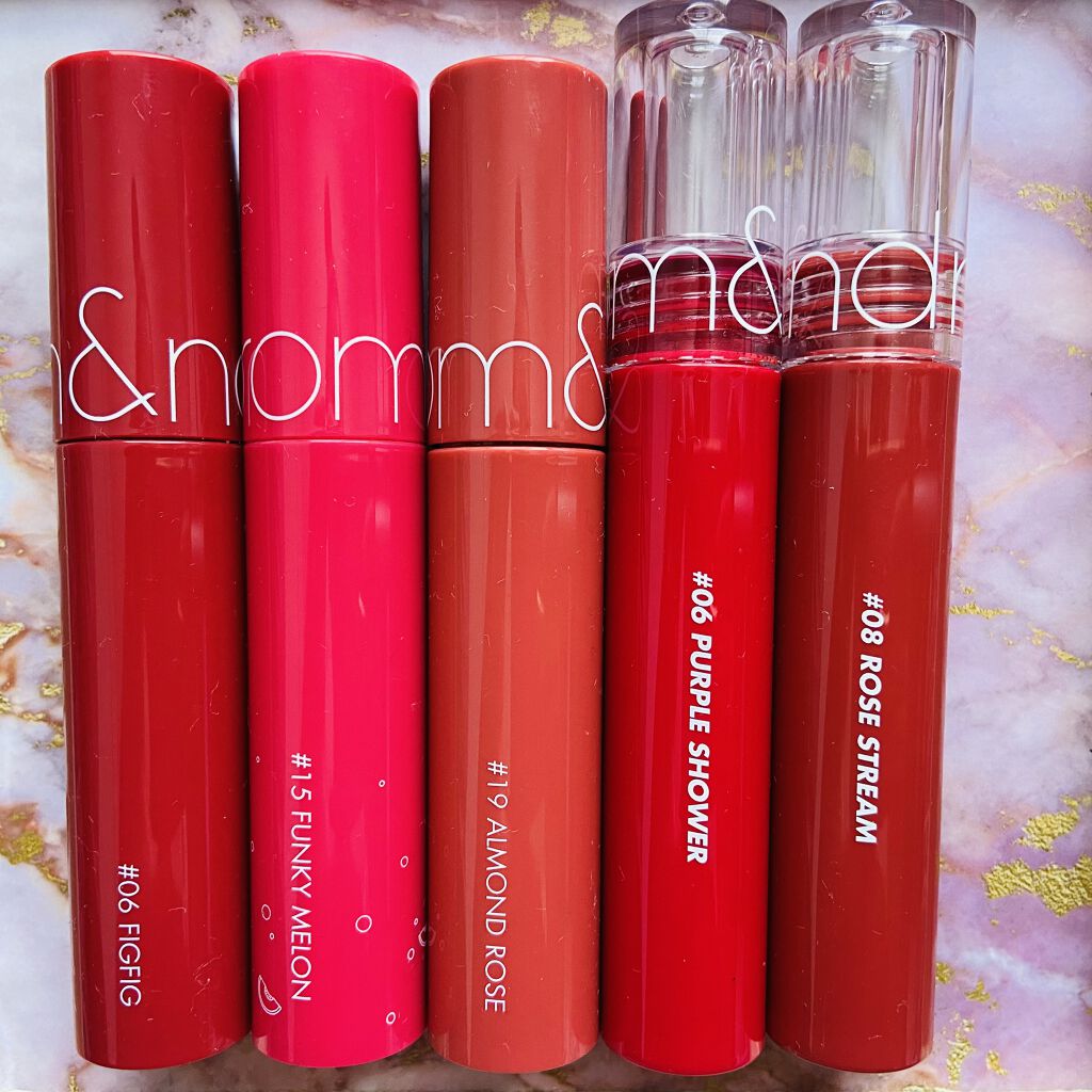 ジューシーラスティングティント/rom&nd/リップティントを使ったクチコミ（1枚目）