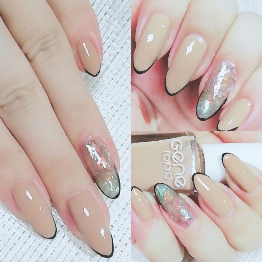 gene TOKYO ネイル キャメル/DAISO/マニキュアを使ったクチコミ（3枚目）