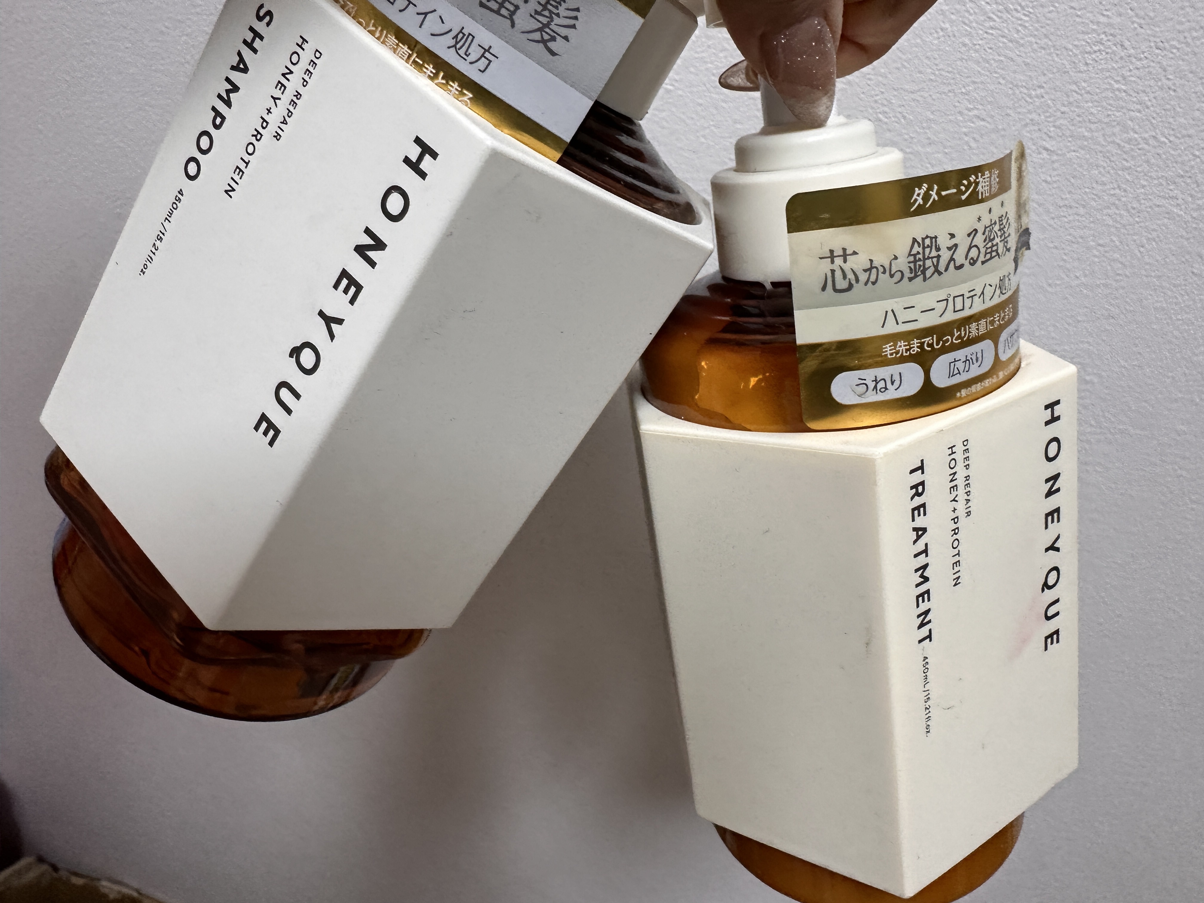 ディープリペア シャンプー モイスト／ヘアトリートメント モイスト/ハニーク/市販シャンプーを使ったクチコミ（1枚目）