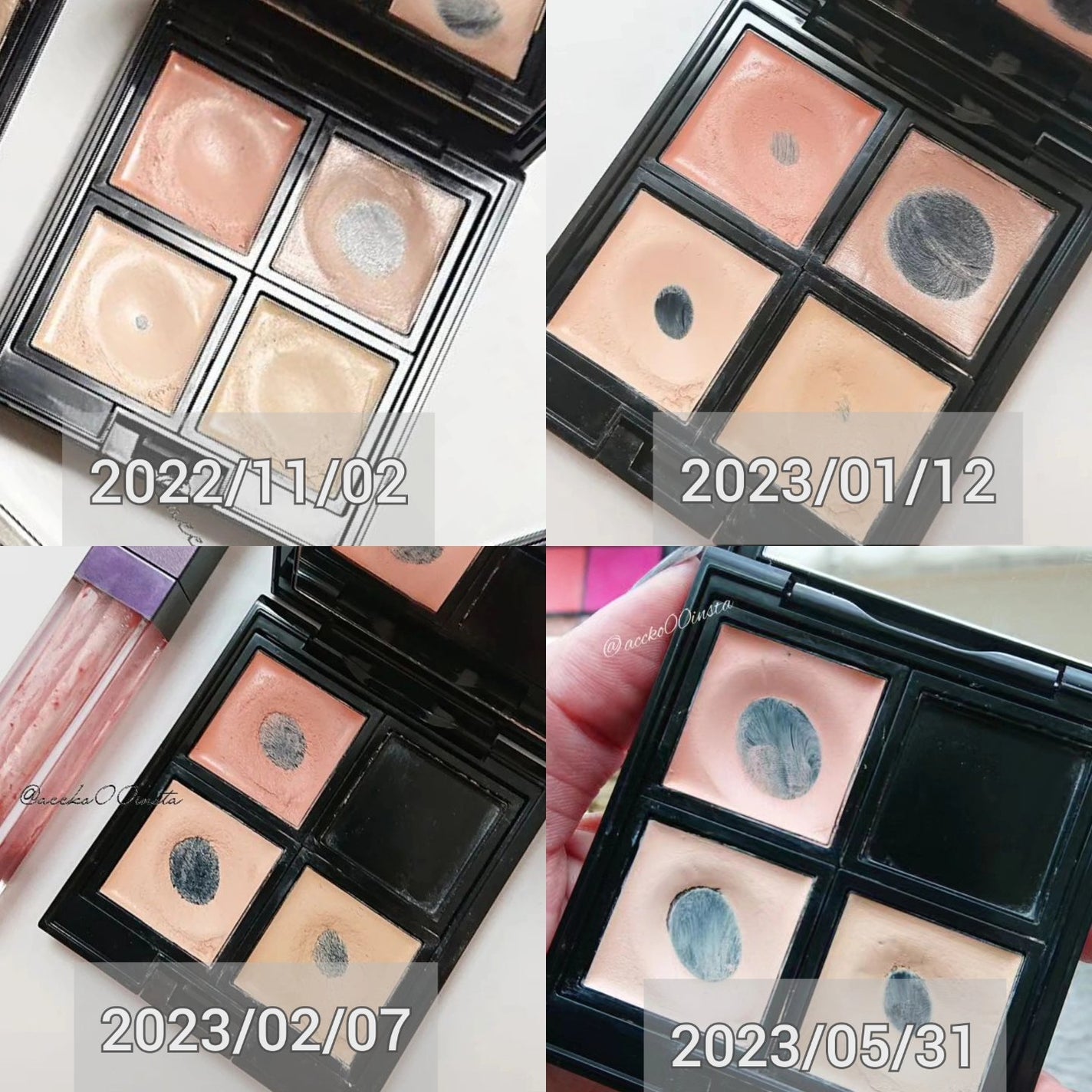 スキンリフレクト フレッシュ コンシーラー/ADDICTION/パレットコンシーラーを使ったクチコミ(2枚目)