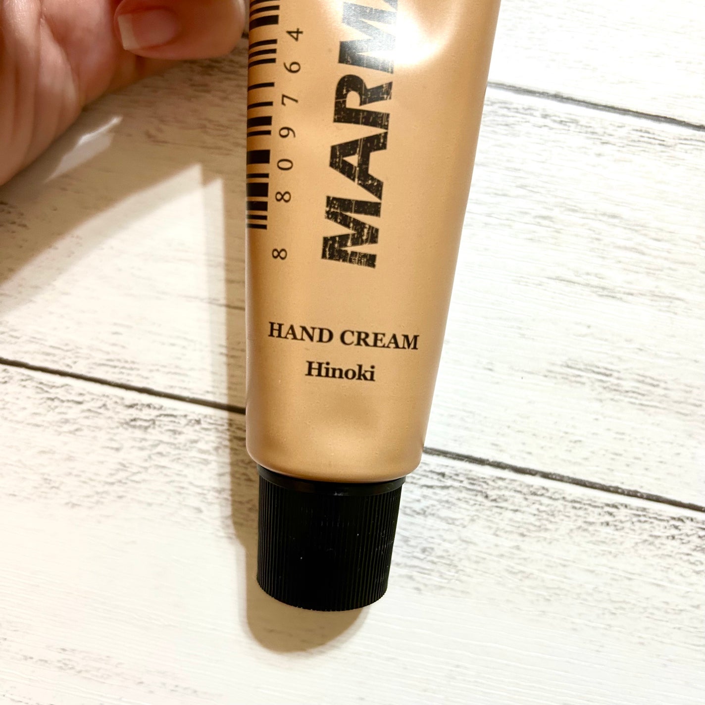 ハンドクリーム ヒノキ/MARMAR:D/ハンドクリームを使ったクチコミ(2枚目)