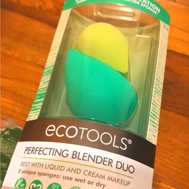 EcoTools ecotools BLENDER DUOのクチコミ「★ecotools  スポンジ

iherb購入品
¥1.100程
大中サイズ 2個セットです.....」（1枚目）