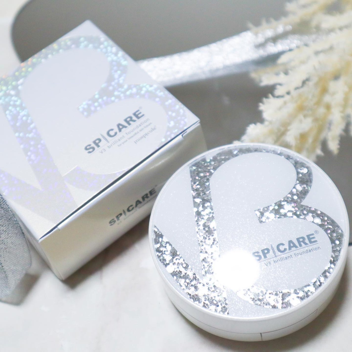 V3 ブリリアント ファンデーション/SPICARE/クッションファンデーションを使ったクチコミ(3枚目)