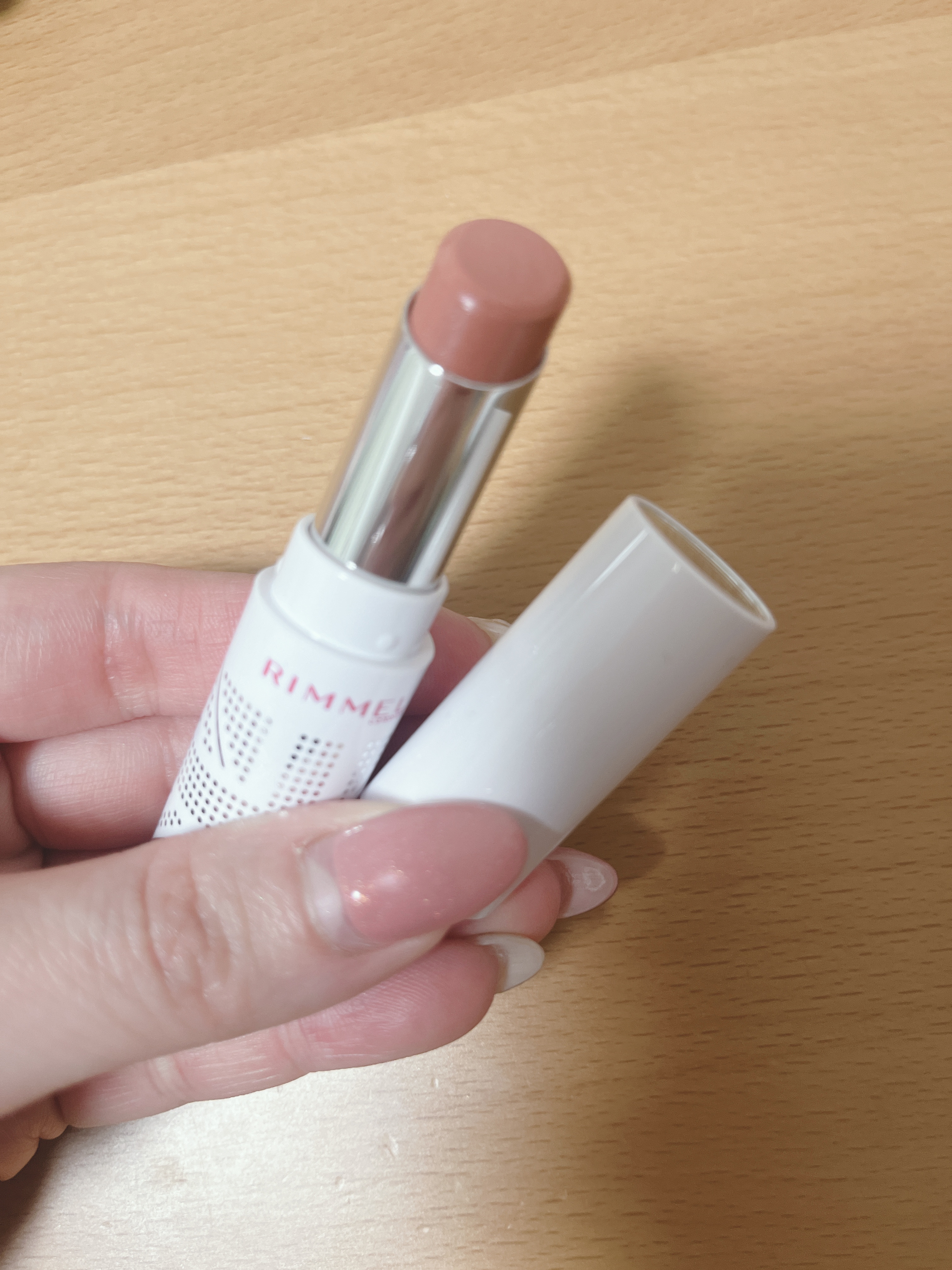 ラスティングフィニッシュ ティントリップ 106 ロージィベージュ(限定)/リンメル ロンドン/リップティントを使ったクチコミ（2枚目）