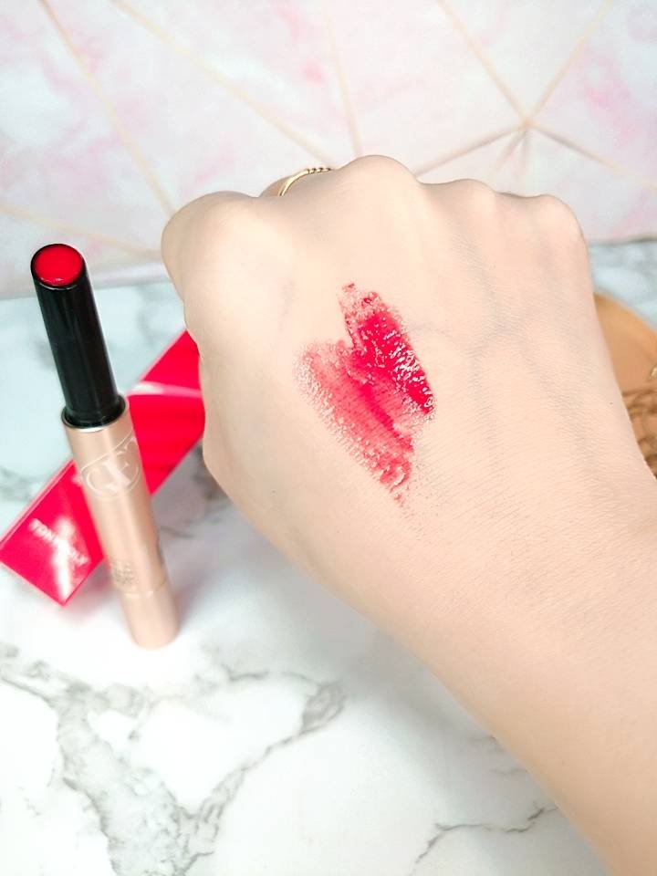 ゲットイットティントグレーズバーム 04 トフィーアップル/TONYMOLY/リップティントを使ったクチコミ（3枚目）