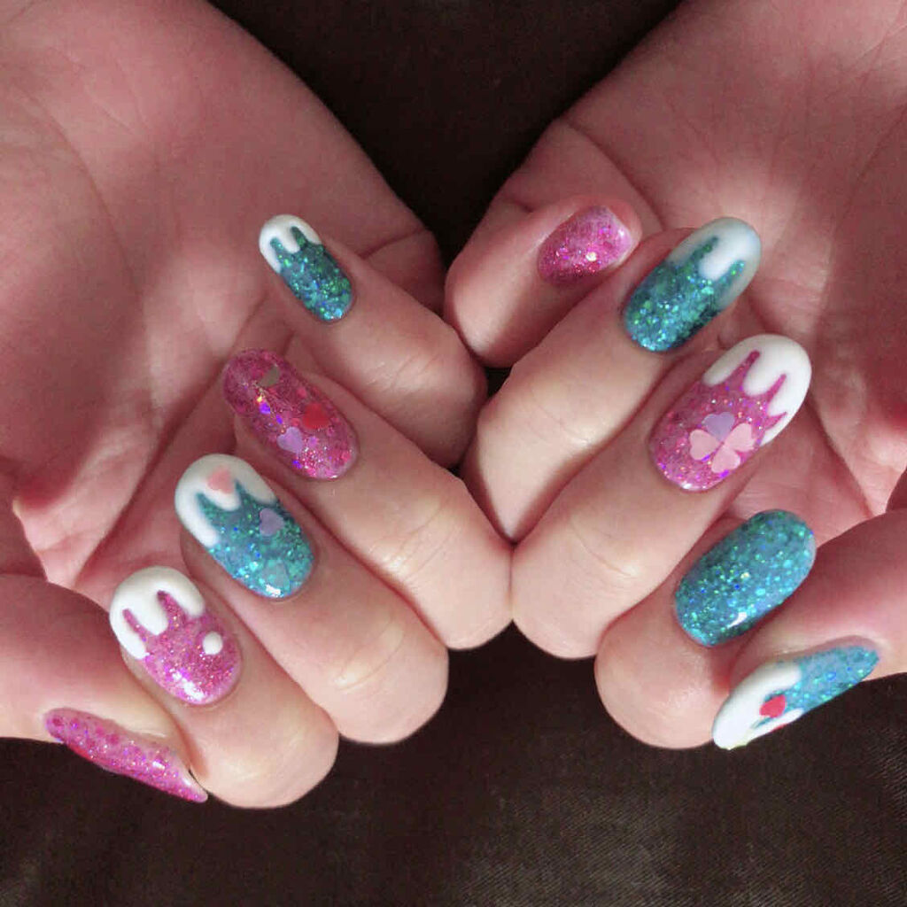 ジェルネイル（ライト対応）/セリア/ジェルネイルを使ったクチコミ（2枚目）