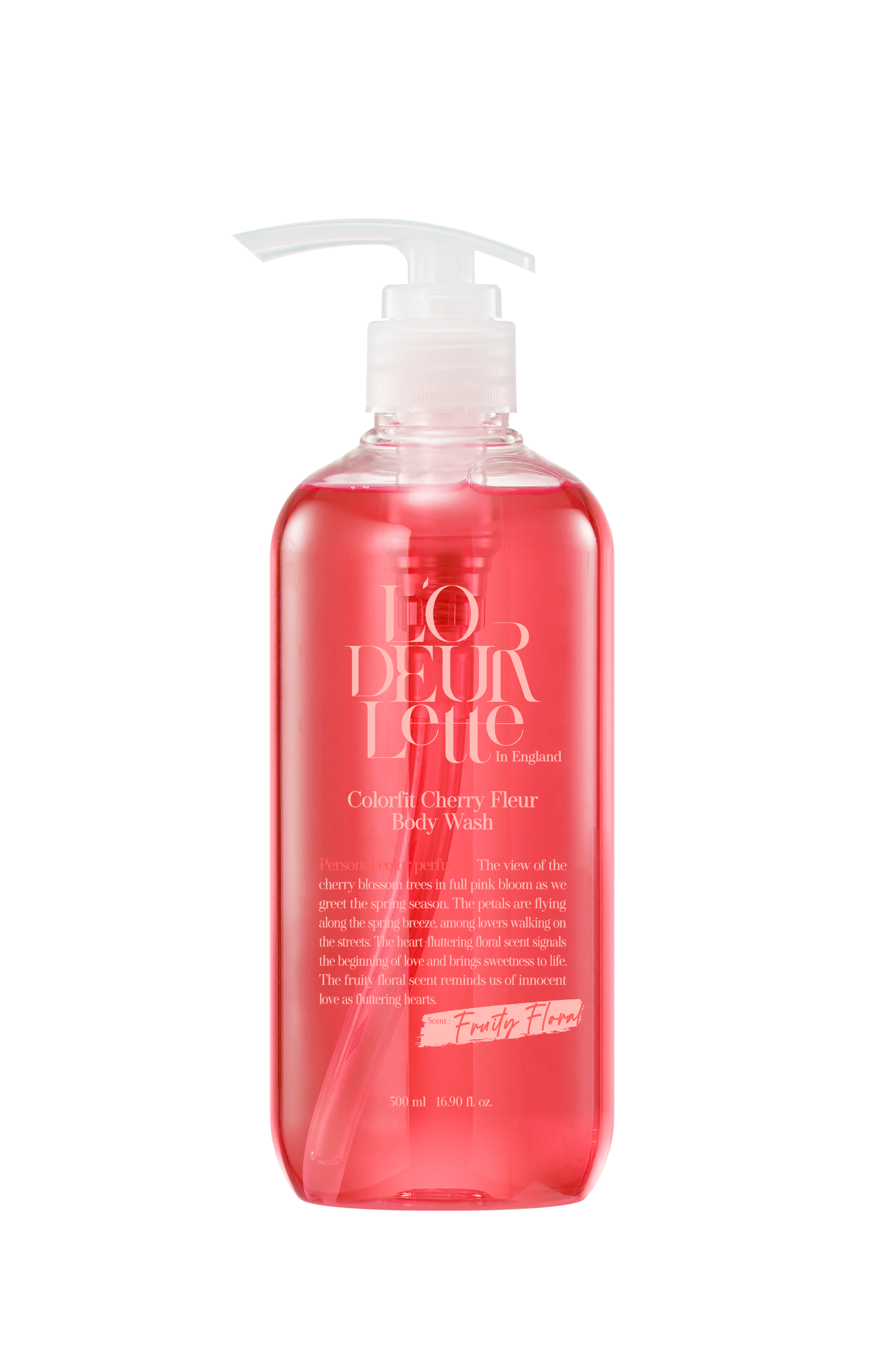 ロダレット カラーフィット ボディウォッシュ チェリーフルール