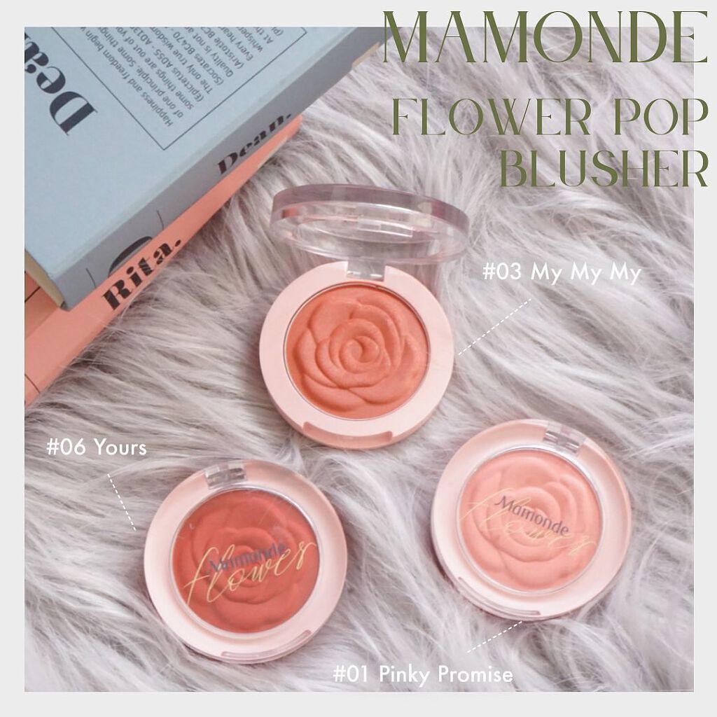flower pop blusher/Mamonde/パウダーチークを使ったクチコミ（1枚目）