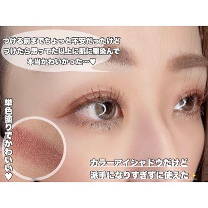 eyeshadow/SLN/単色アイシャドウを使ったクチコミ(5枚目)