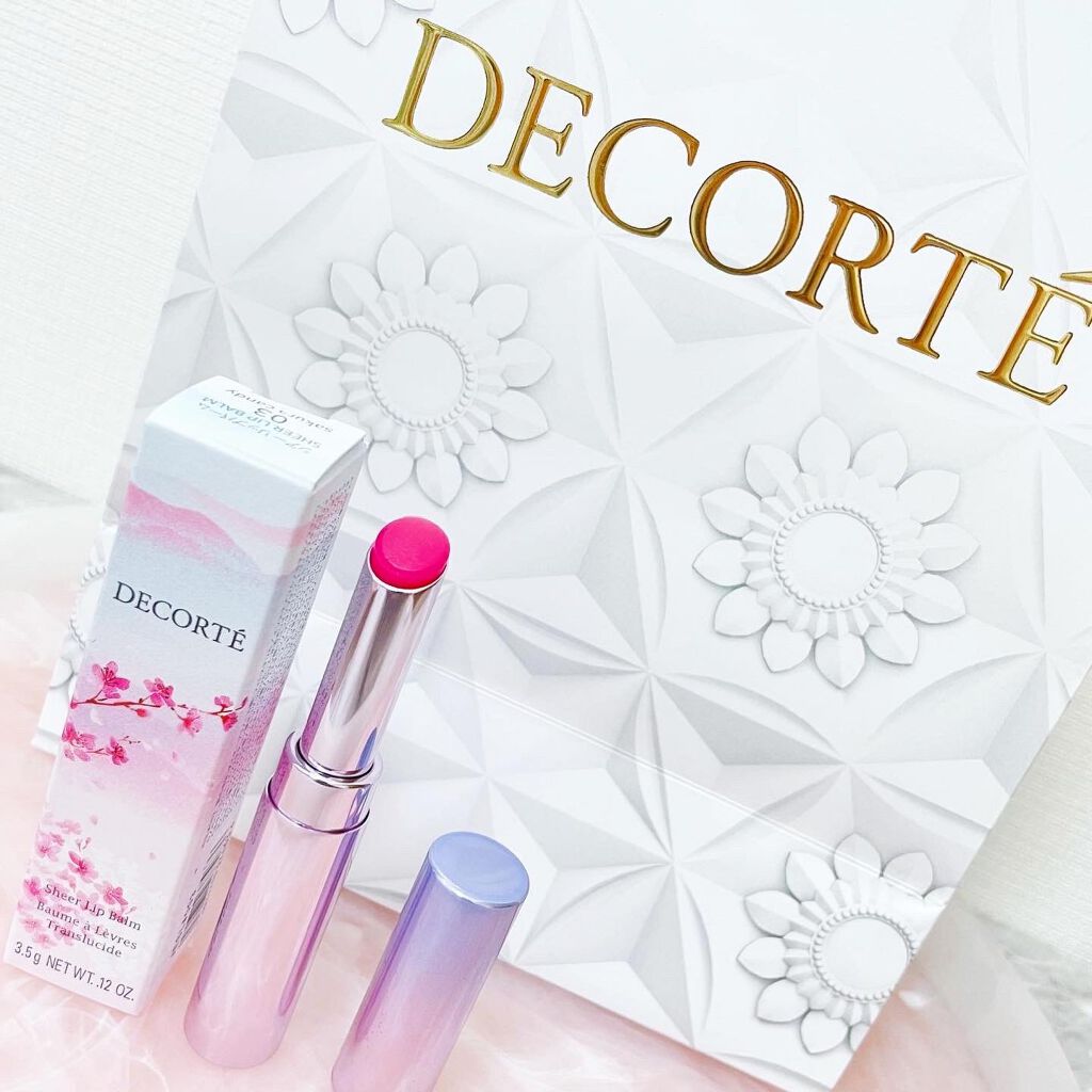 シアー リップバーム/DECORTÉ/リップバームを使ったクチコミ（1枚目）
