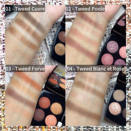 レ キャトル オンブル ツイード/CHANEL/アイシャドウパレットを使ったクチコミ(4枚目)