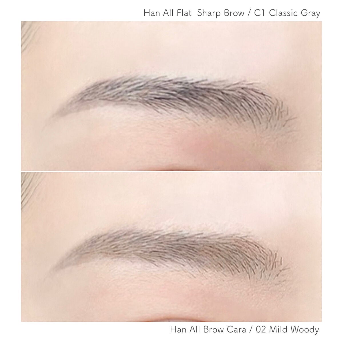 ハンオールブロウカラ/rom&nd/眉マスカラを使ったクチコミ(4枚目)