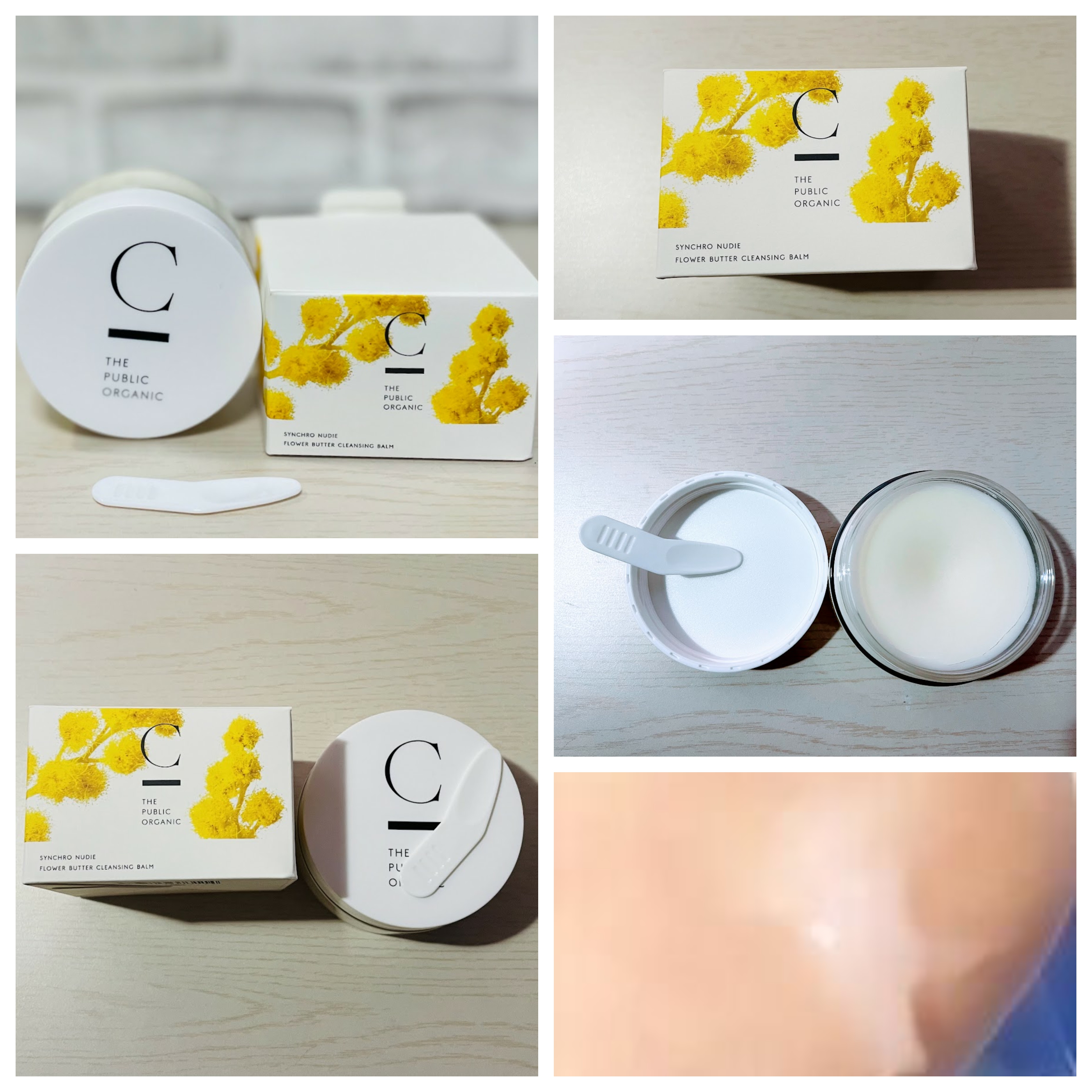 シンクロヌーディー フラワーバタークレンジングバーム/C THE PUBLIC ORGANIC/クレンジングバームを使ったクチコミ（2枚目）