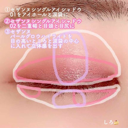 パールグロウハイライト/CEZANNE/パウダーハイライトを使ったクチコミ(2枚目)