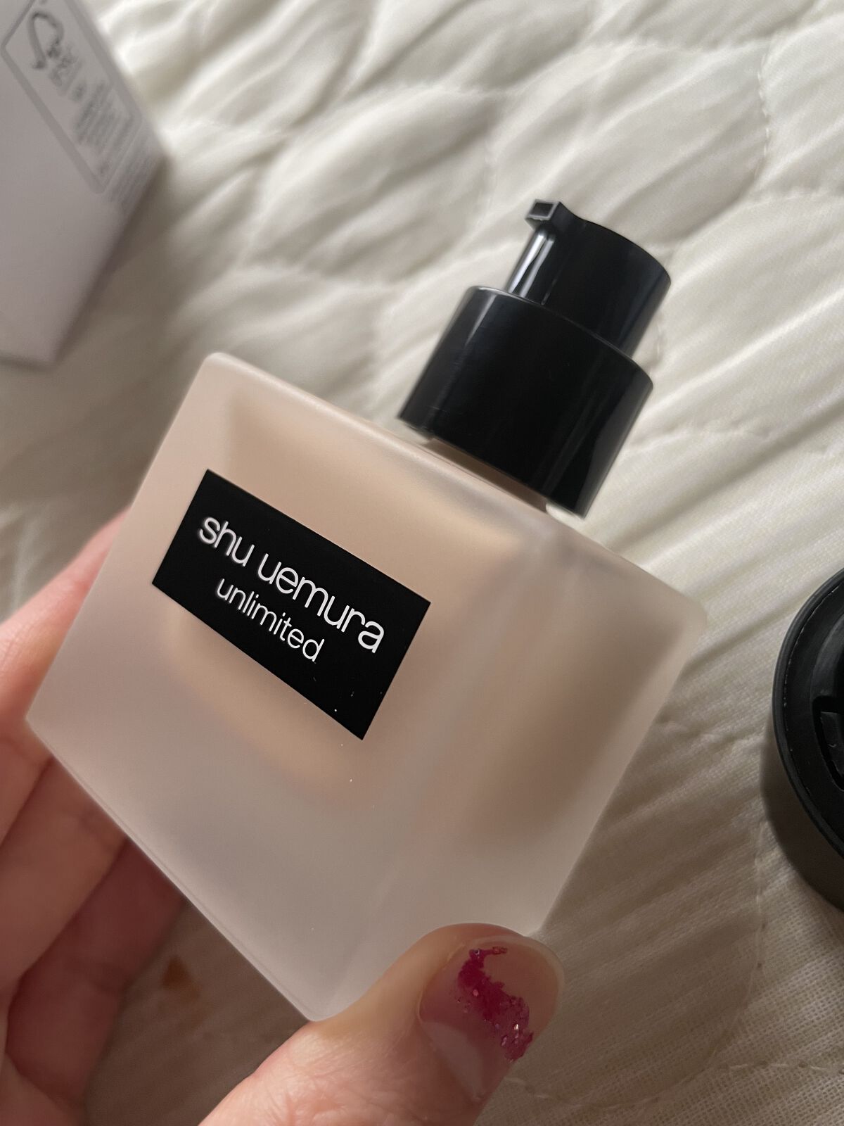 （旧）アンリミテッド ラスティング フルイド/shu uemura/リキッドファンデーションを使ったクチコミ（2枚目）