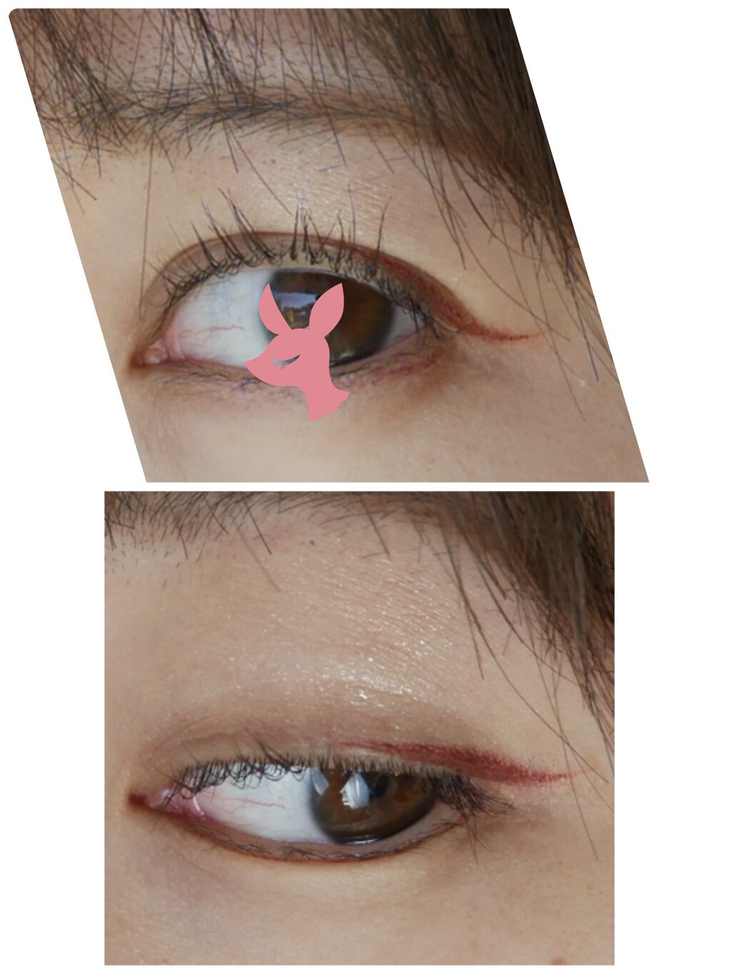 リキッドアイライナー 02 マロンブラウン/sopo/リキッドアイライナーを使ったクチコミ（1枚目）