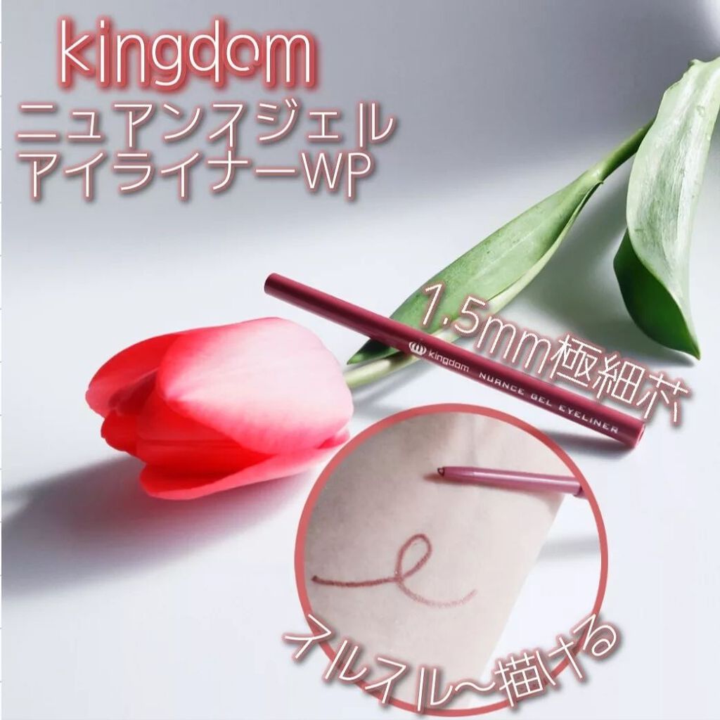 ニュアンスジェルアイライナーWP/キングダム/ジェルアイライナーを使ったクチコミ（1枚目）