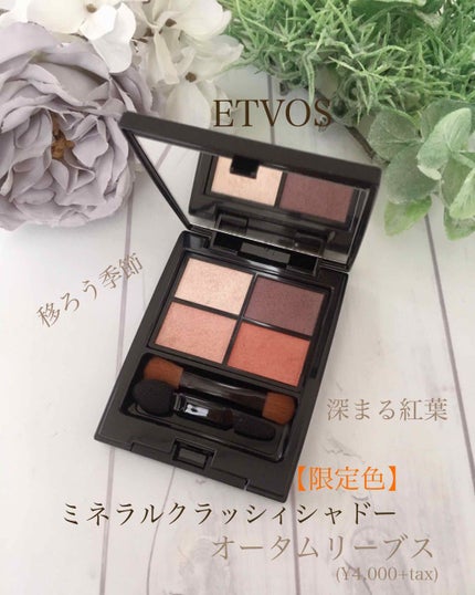 ミネラルクラッシィシャドー/エトヴォス/アイシャドウパレットを使ったクチコミ(1枚目)