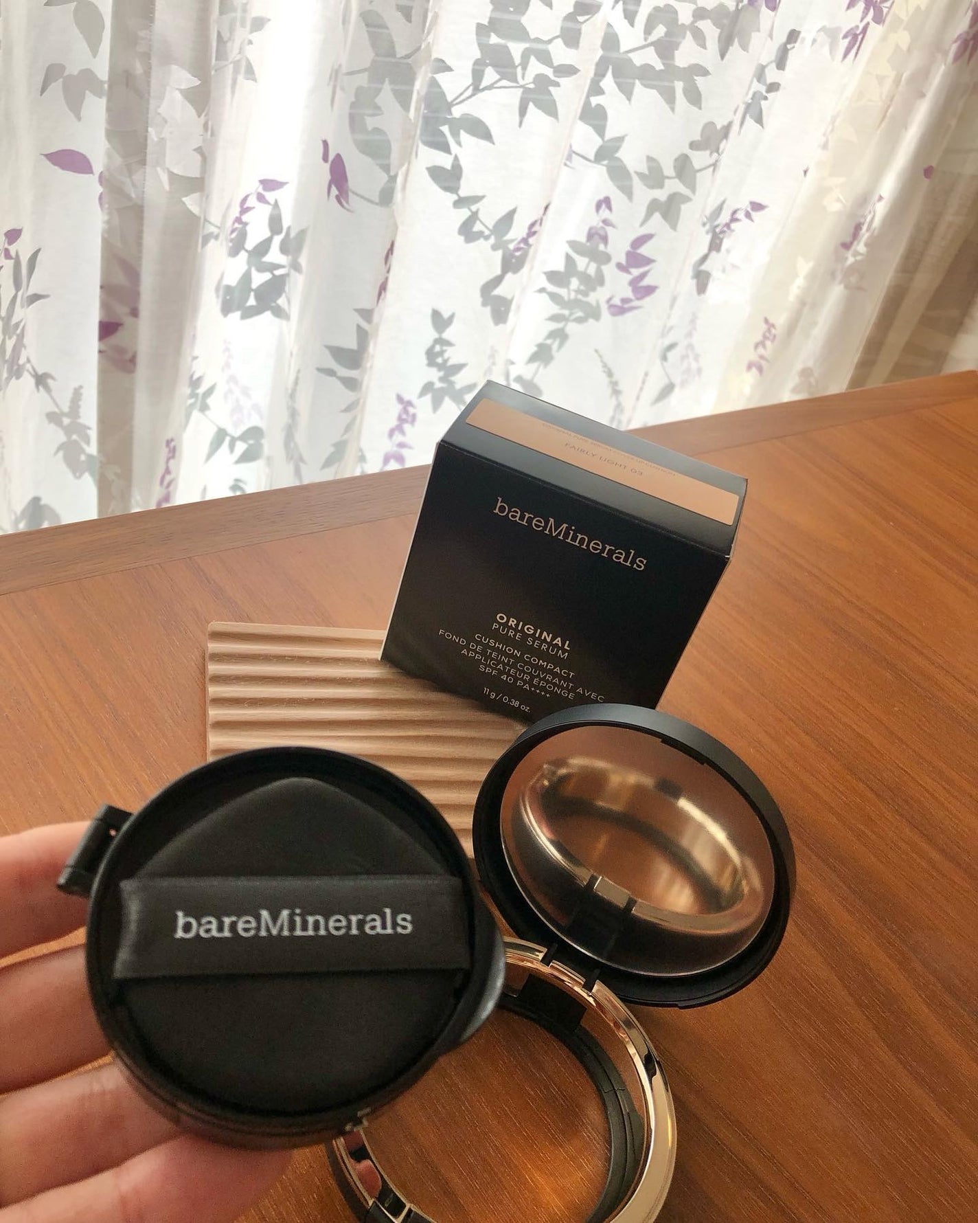 オリジナル ピュア セラム カバーアップ クッション/bareMinerals/クッションファンデーションを使ったクチコミ(3枚目)