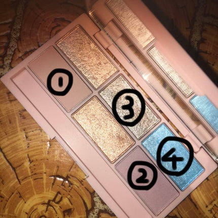 イロアソビ 6色アイパレット/iroasobi/アイシャドウパレットを使ったクチコミ(5枚目)